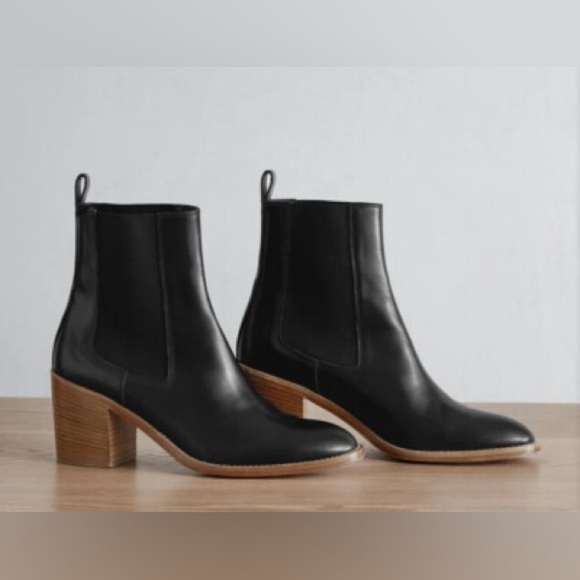 Jenni Kayne Shoes - Jenni Kayne Frankie Leather Black Boots